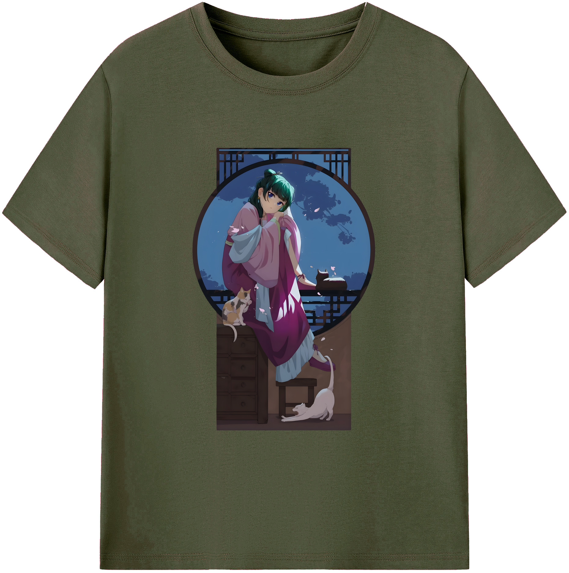 （画像用） 薬屋のひとりごと The Apothecary Diaries 綿100％ メンズ半袖Tシャツ｜肌触りやわらか＆通気性